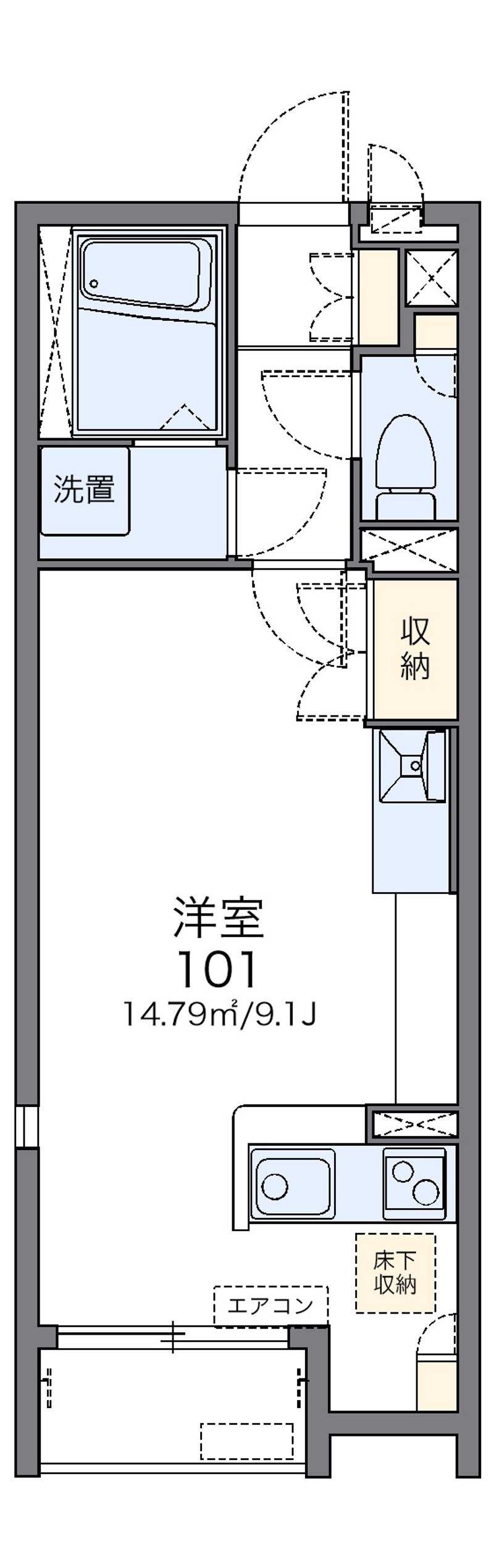 レオネクストカサベルテ 間取図