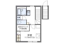 レオパレスまつえ 間取り図