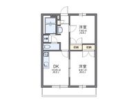 レオパレス中台 間取り図