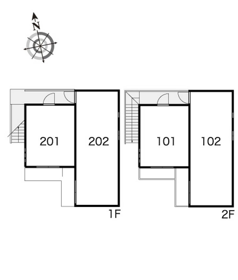 レオパレス垂水 間取り配置図