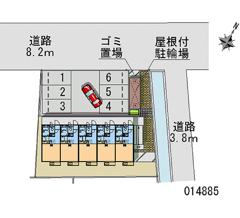 レオパレス柳原 月極駐車場