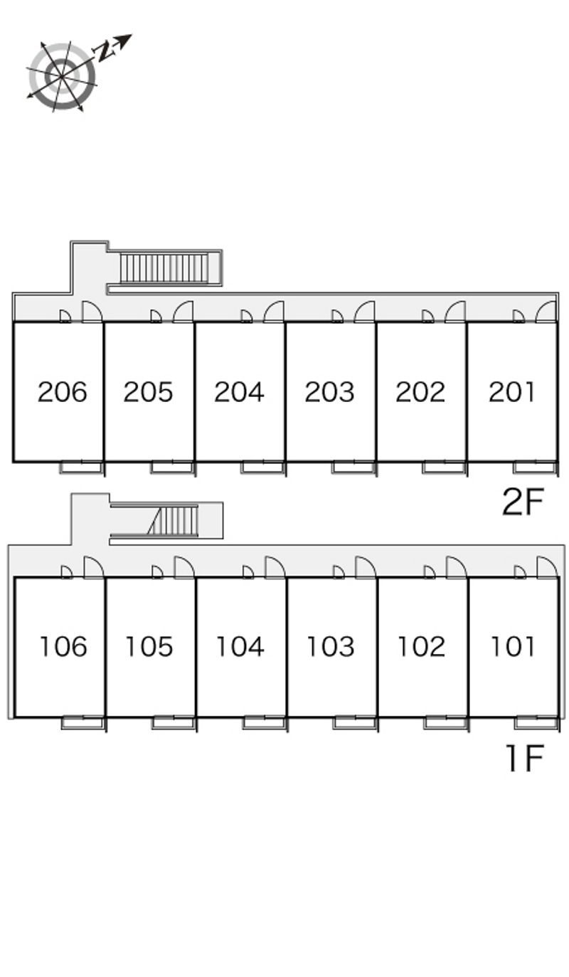 レオパレスミレニアム 間取り配置図