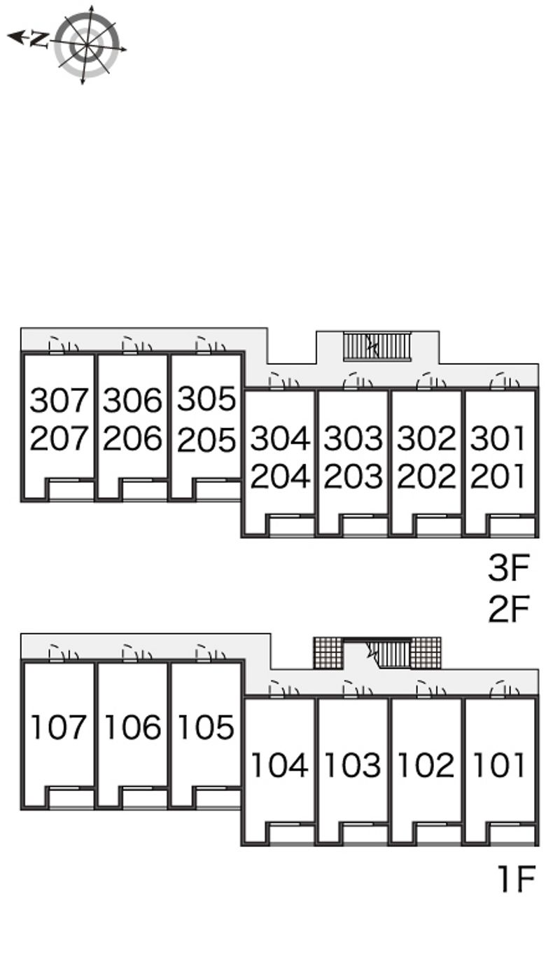 レオネクストレイルリンク 間取配置図