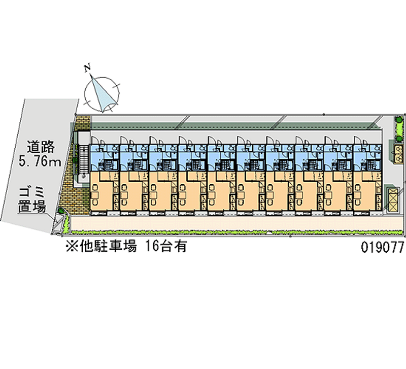 19077 Monthly parking lot