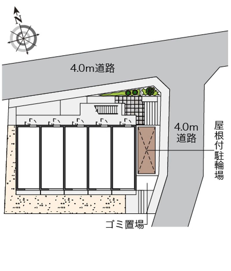 レオパレスプリマベーラ中台２ 配置図