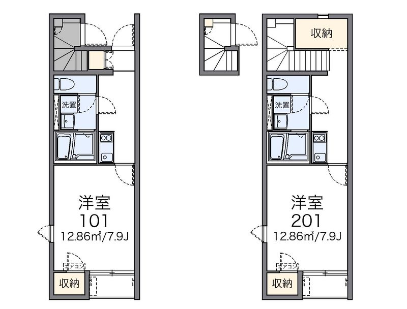 レオネクストアリエッタ桜橋 間取図