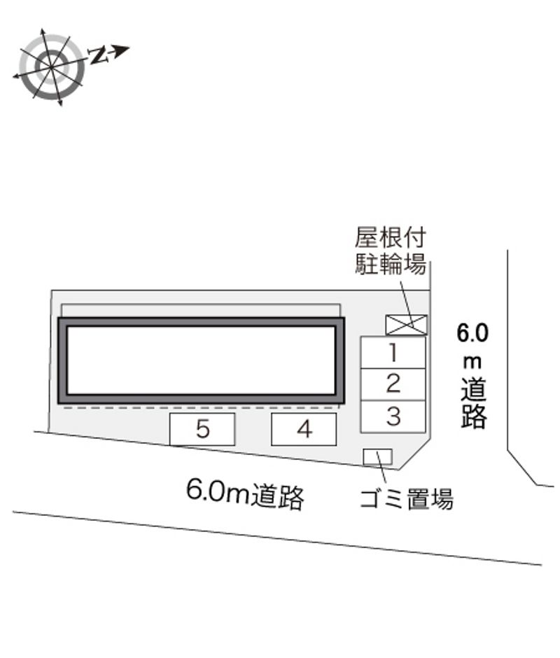レオパレス美里 配置図