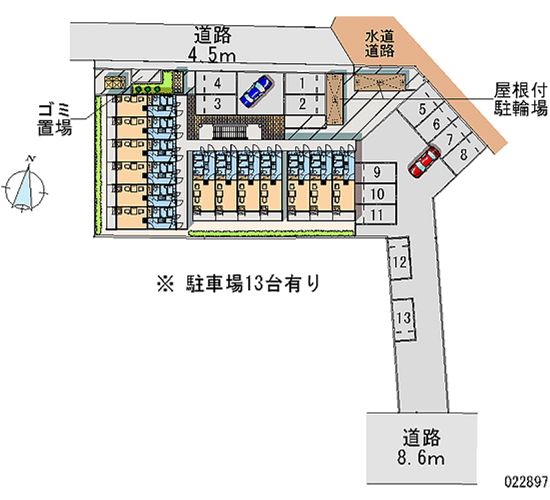 レオパレスＭＡＳＡ　９４ 区画図