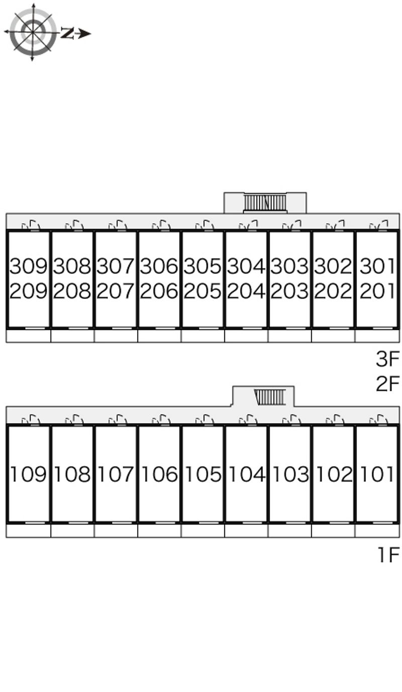 レオネクスト東郷通Ⅰ 間取配置図
