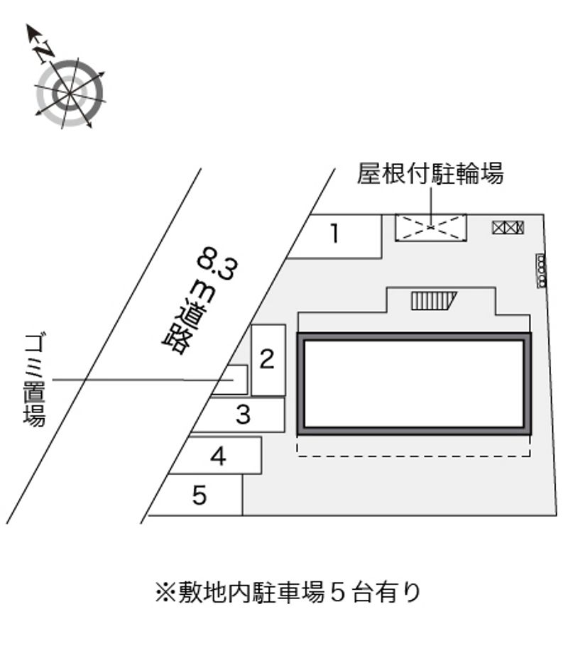 レオパレスフォレスト 配置図