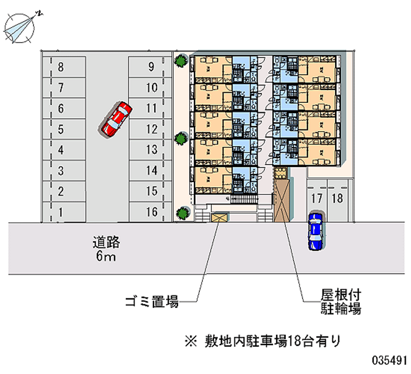 レオパレス姶Ｌａｎｄ 月極駐車場