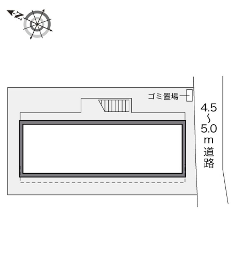 レオパレス大清水小路 配置図