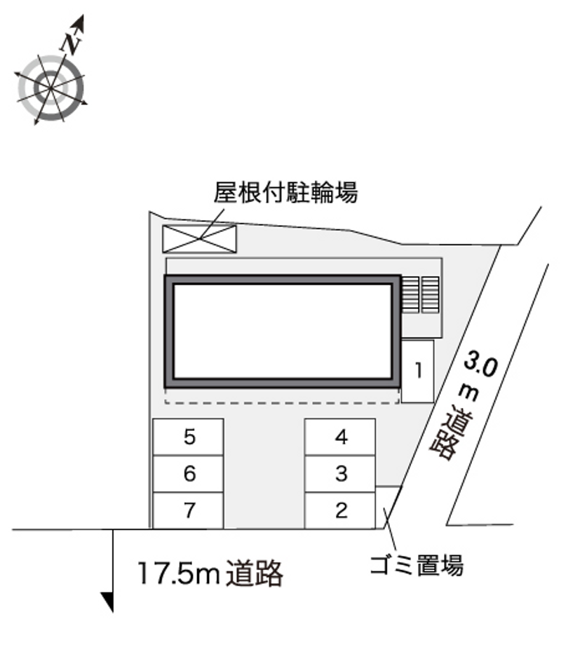 レオパレスハイビスカス 配置図