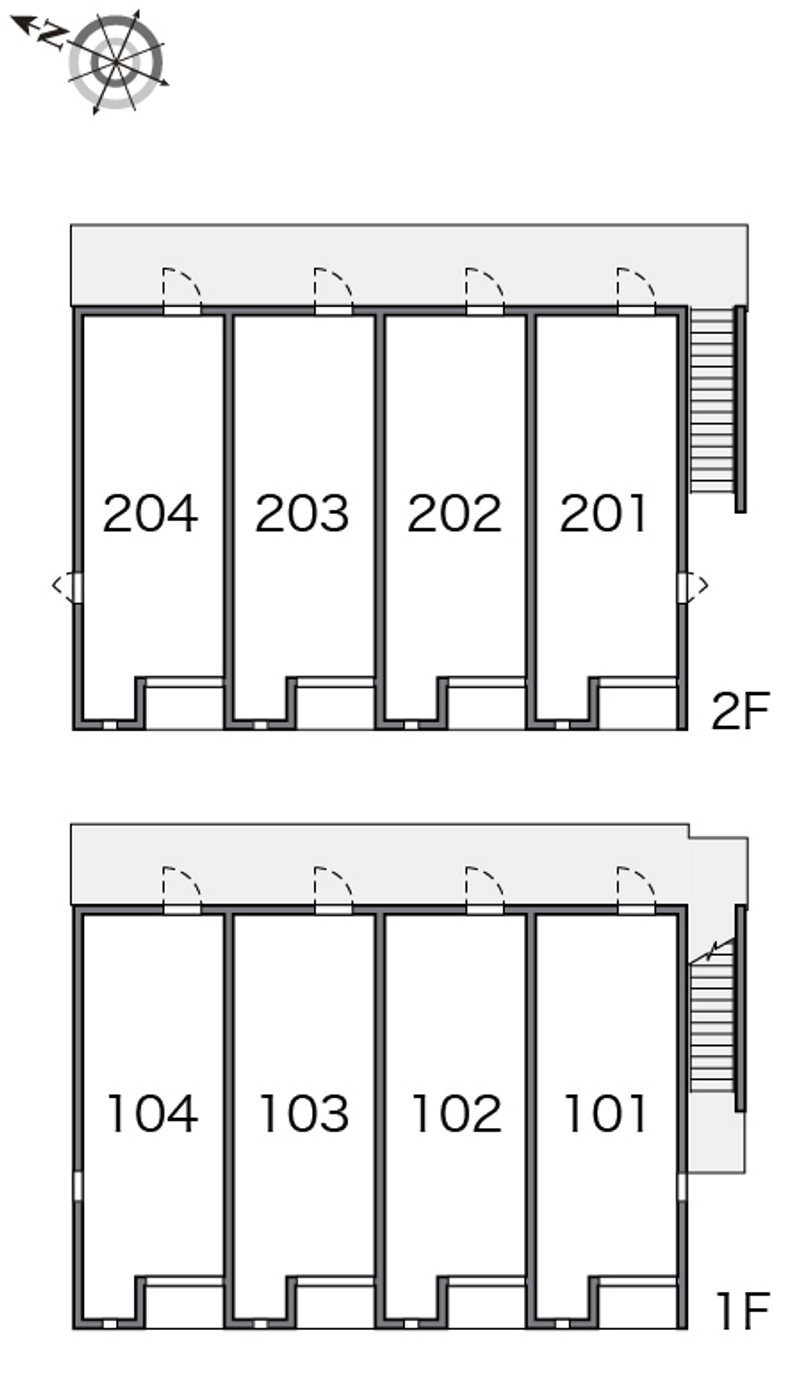 レオネクスト熊切 間取り配置図