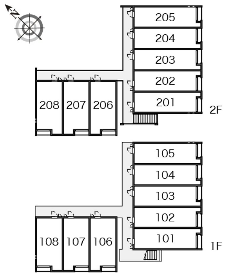 クレイノアペルト泉佐野Ⅰ 間取配置図