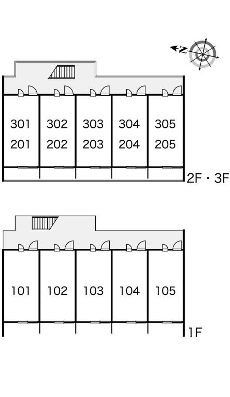 レオパレスメイ　トルチェ 間取り配置図