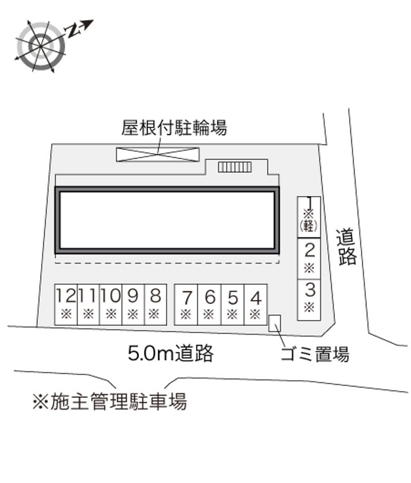 レオパレス片倉台 配置図