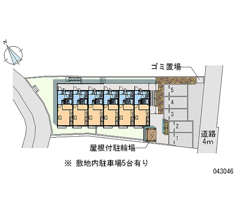 レオパレス台原 月極駐車場