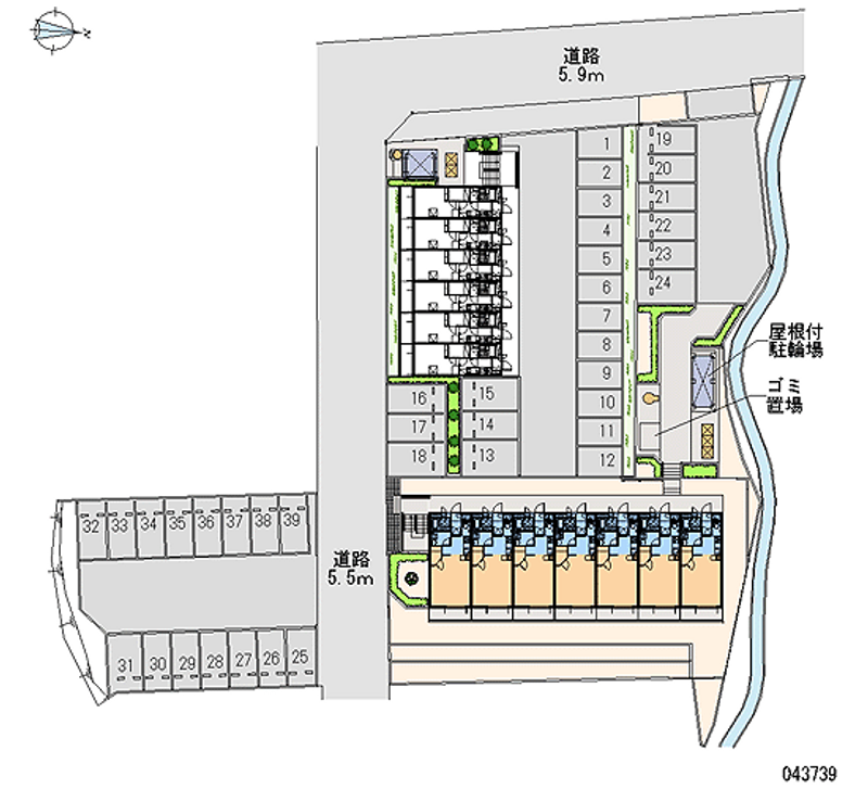 レオネクスト住吉２番館 月極駐車場