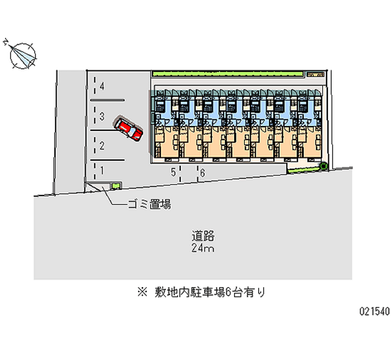 21540 bãi đậu xe hàng tháng