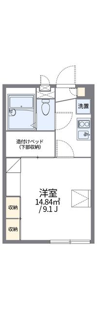 レオパレスメルク中井 間取り図