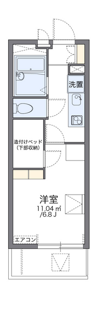 レオパレスＦｕｋａｓｉｏｎ五香 間取り図