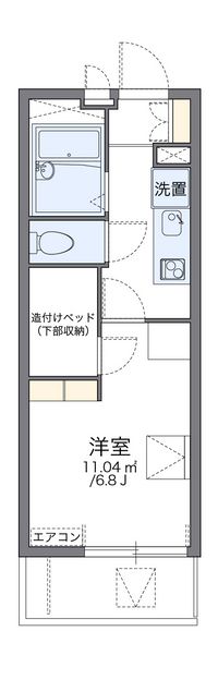 レオパレスＦｕｋａｓｉｏｎ五香 間取図
