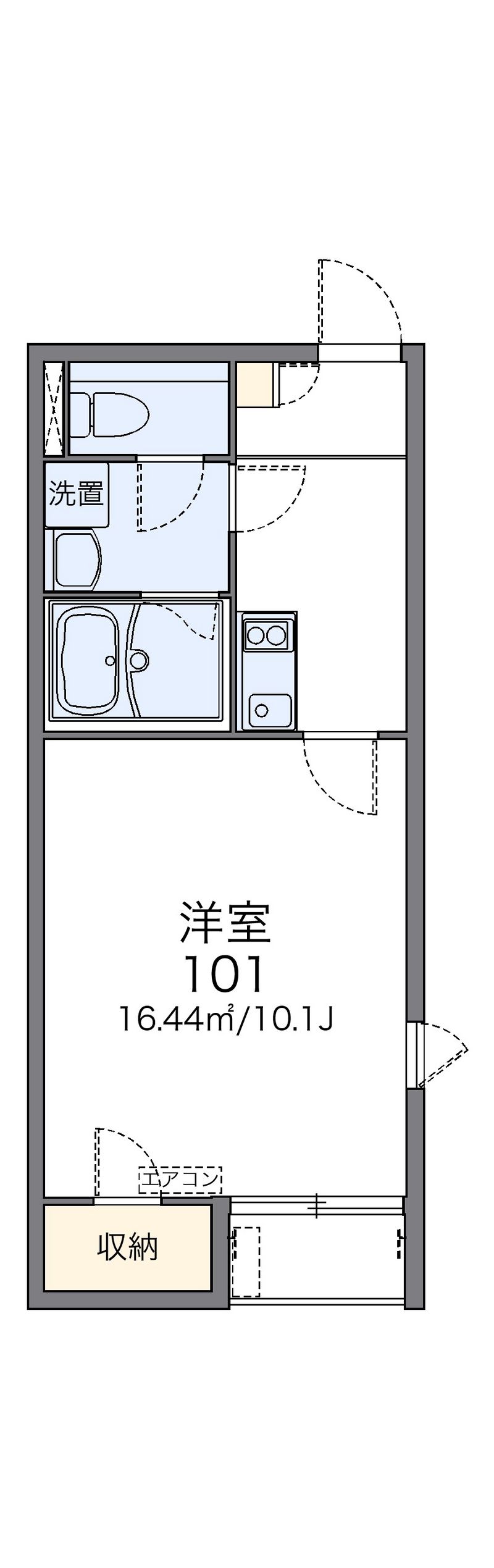 レオネクストＹｏｕ 間取図