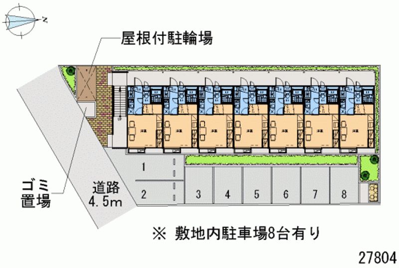 レオパレス久宝寺 月極駐車場