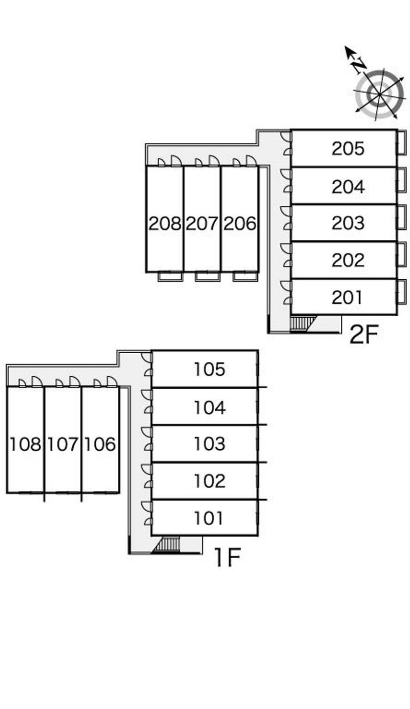 レオパレスレオ　スバル 間取配置図