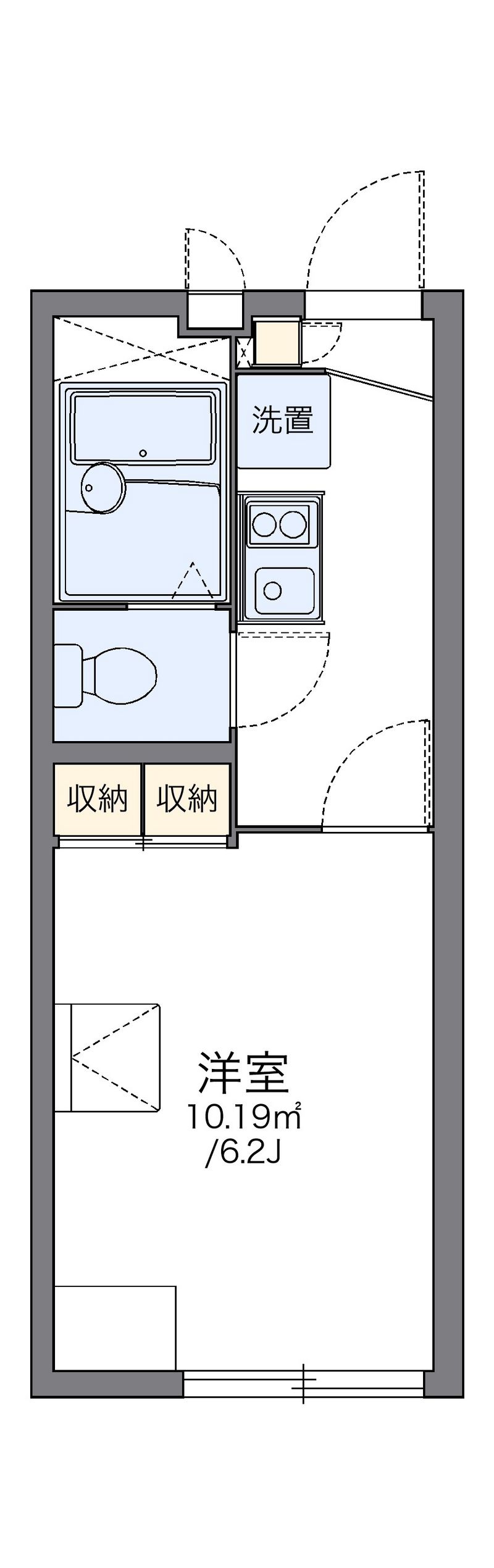 レオパレスＧＳＴ 間取図