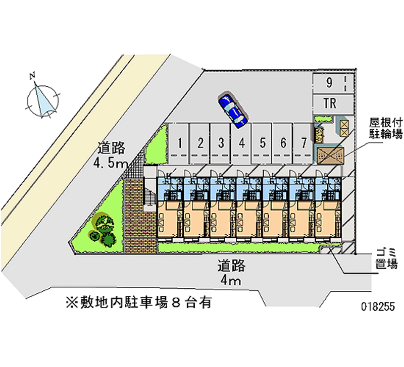 18255 Monthly parking lot