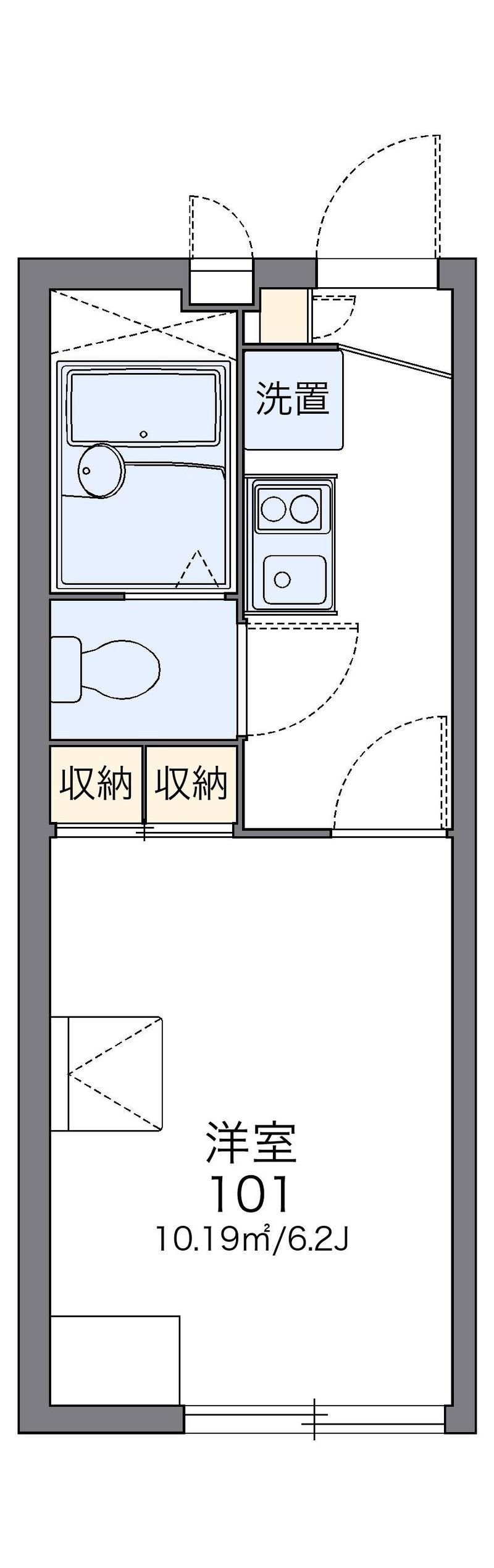 レオパレスＳｗｉｎｇ　ｈｉｌｌ 間取図