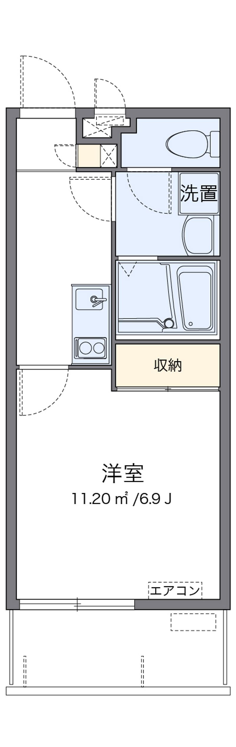 クレイノ南十字星 間取り