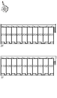 クレイノ長門 間取り配置図