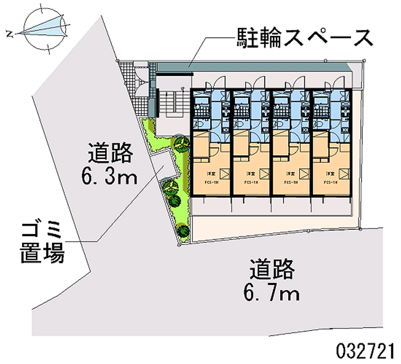 レオパレスすみだ 区画図