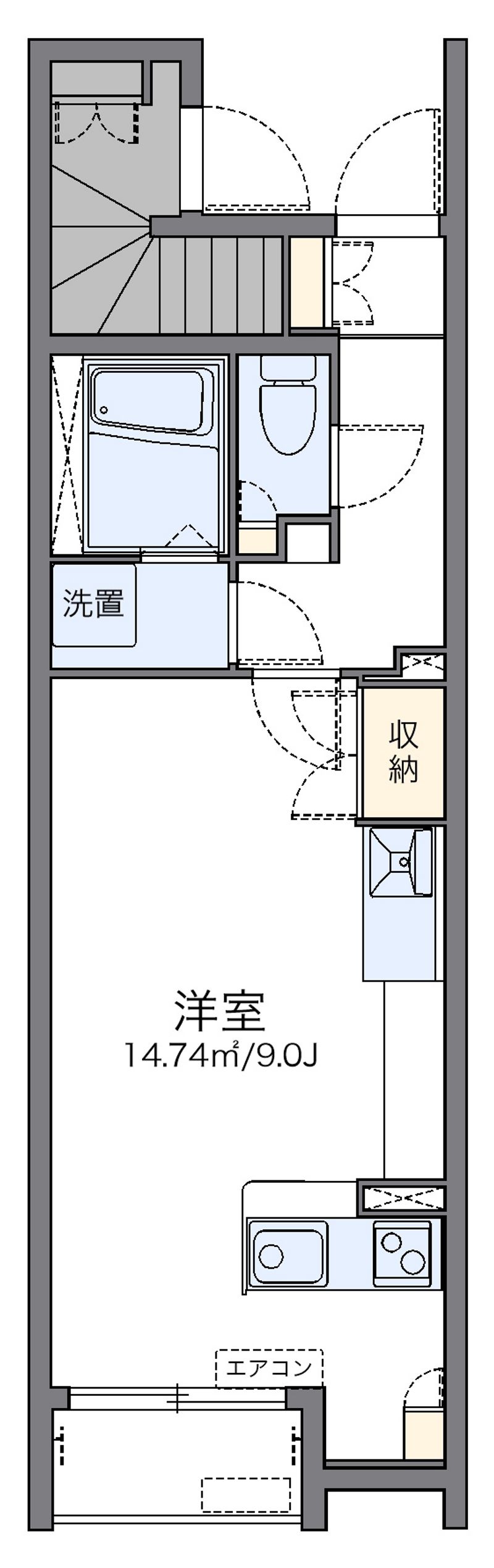 レオネクストサン　ルーベル向原 間取図