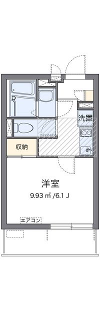 クレイノＣＯＬＺＡ 間取り図