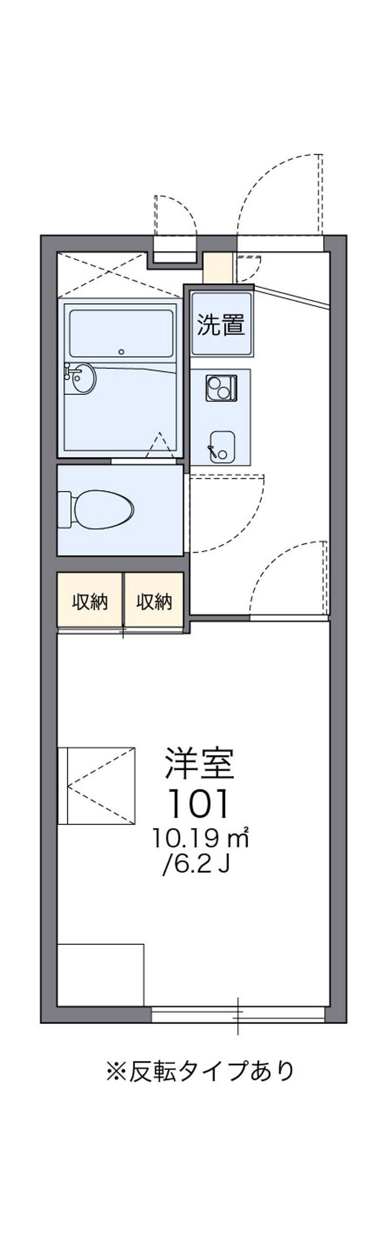 レオパレス高東 間取図