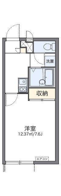 レオパレス彩 間取り図