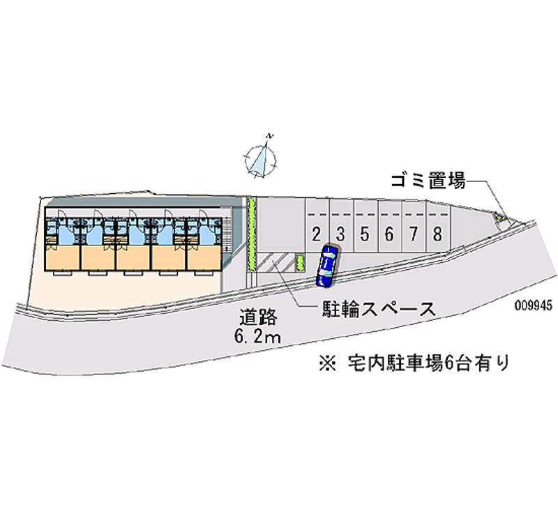 レオパレスＫＡＭＩＴＡＮＩＧＡＭＩ 月極駐車場