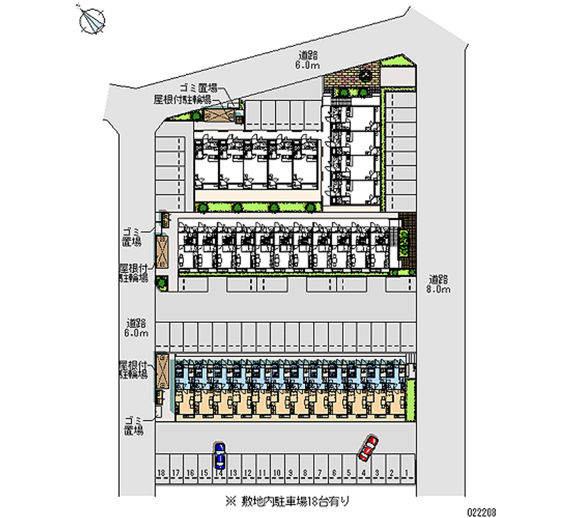 22208 bãi đậu xe hàng tháng