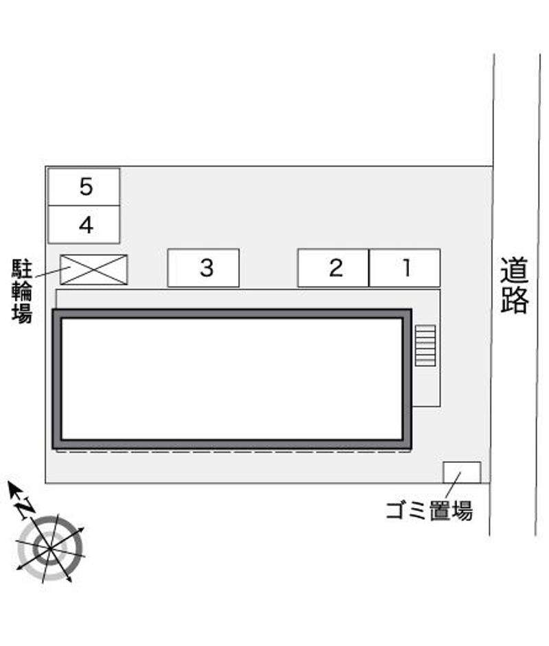 レオパレスクレールニトナ 配置図