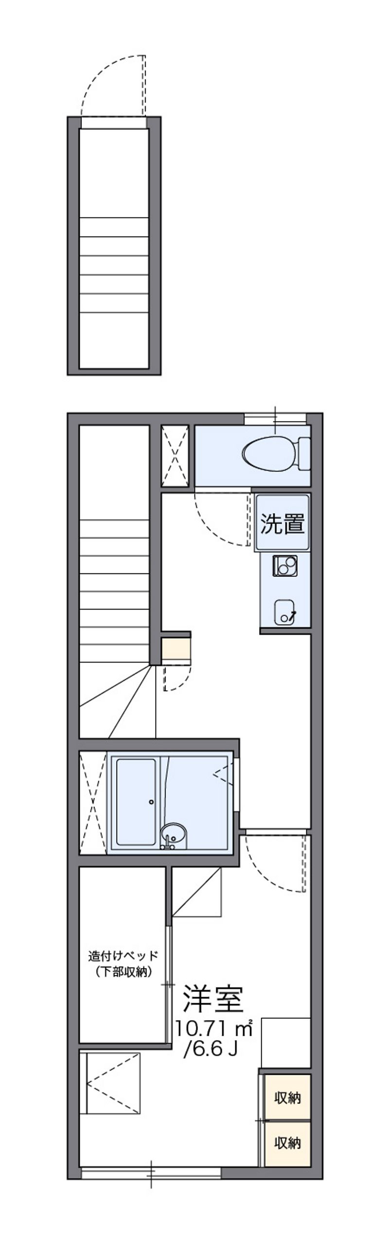 レオパレスＫ 間取図