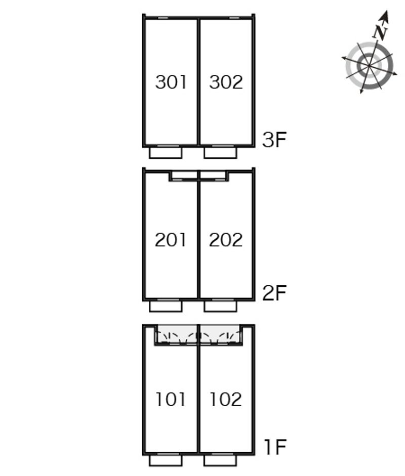 クレイノＤＲＥＡＭ 間取配置図