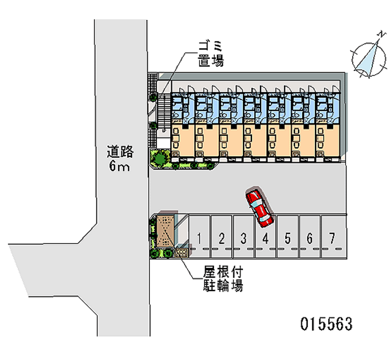 レオパレスパークサイド 区画図