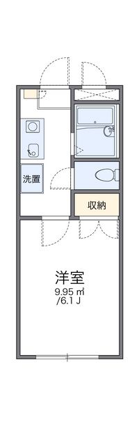 レオパレスフェーリアⅠ 間取り図