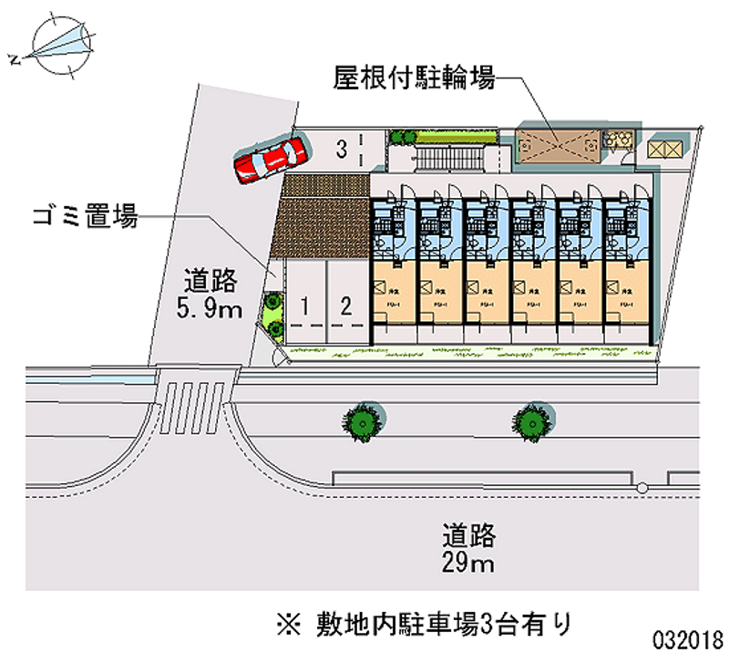 レオパレス甲子園ＣＩＴＹ 区画図