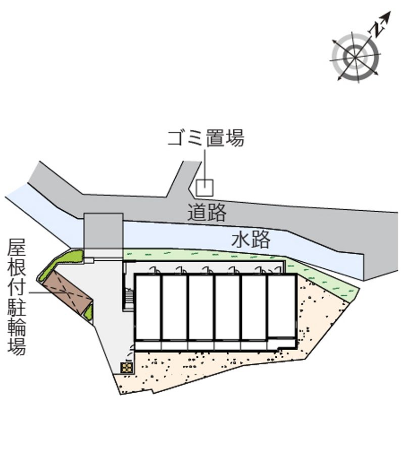 レオネクストベルポルト安針塚 配置図