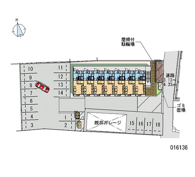 16136 bãi đậu xe hàng tháng